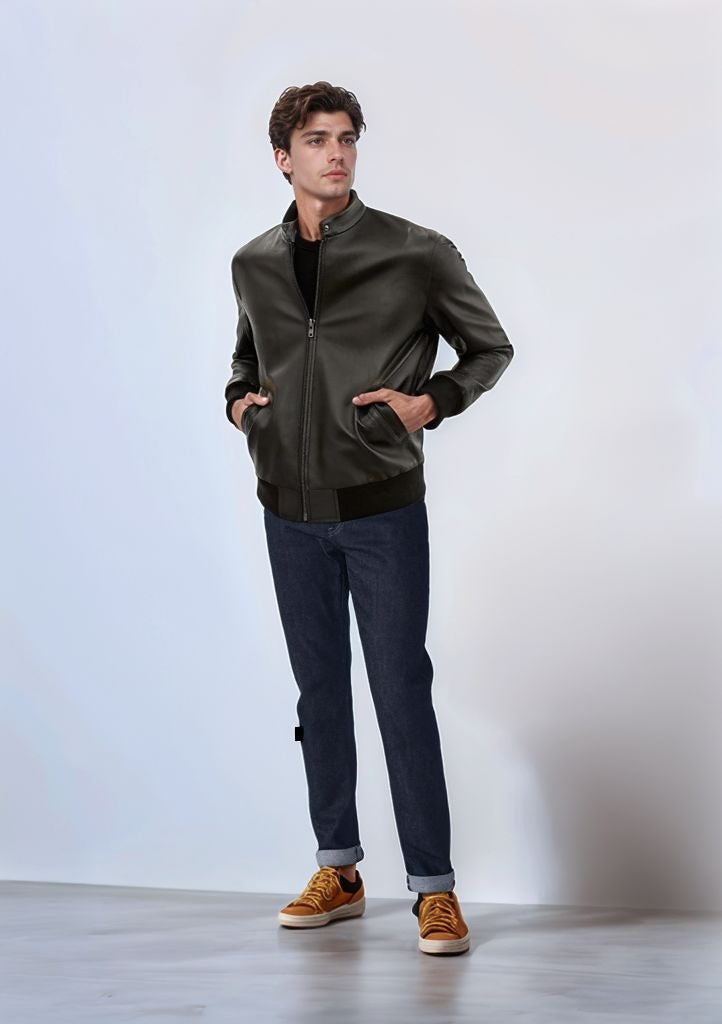 Iconic Black Leather Jacket