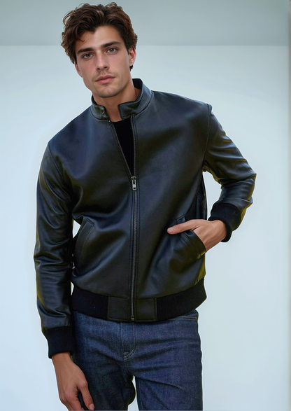 Iconic Black Leather Jacket